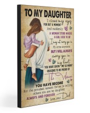 TO MY DAUGHTER Gallery Wrapped Canvas Prints tile