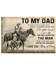 TO MY DAD Horizontal Poster tile