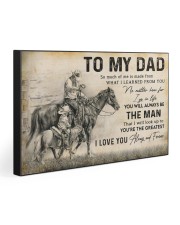 TO MY DAD 30x20 Gallery Wrapped Canvas Prints front