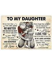 TO MY DAUGHTER Horizontal Poster tile