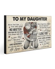 TO MY DAUGHTER 30x20 Gallery Wrapped Canvas Prints front