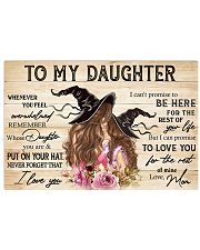 TO MY DAUGHTER Horizontal Poster tile