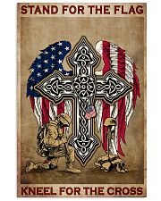 Stand for the flag Kneel for the cross 11x17 Poster thumbnail