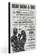 DEAR MOM AND DAD 20x30 Gallery Wrapped Canvas Prints front
