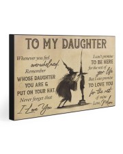 TO MY DAUGHTER 30x20 Gallery Wrapped Canvas Prints front