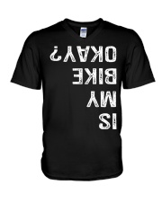 IS MY BIKE OKAY - MB328 V-Neck T-Shirt thumbnail
