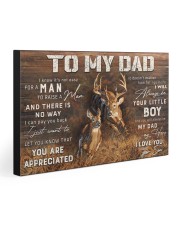 TO MY DAD 30x20 Gallery Wrapped Canvas Prints front