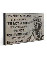 BORN TO RIDE 30x20 Gallery Wrapped Canvas Prints front
