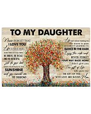 TO MY DAUGHTER Horizontal Poster tile