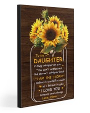 TO MY DAUGHTER 20x30 Gallery Wrapped Canvas Prints front
