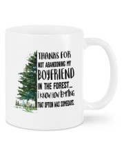 THANKS FOR NOT ABANDONING MY BOYFRIEND Mug front