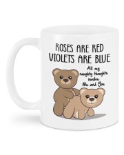 ALL MY NAUGHTY THOUGHTS INVOLVE ME AND YOU Mug back