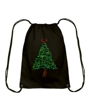 XMAS TREE Drawstring Bag tile