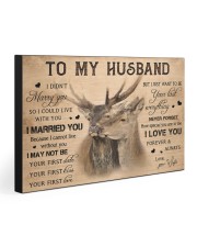 TO MY HUSBAND 30x20 Gallery Wrapped Canvas Prints front