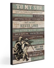 TO MY SON 20x30 Gallery Wrapped Canvas Prints front
