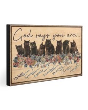 God says you are 30x20 Gallery Wrapped Canvas Prints front