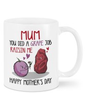 YOU DID A GRAPE JOB RAISIN ME Mug front