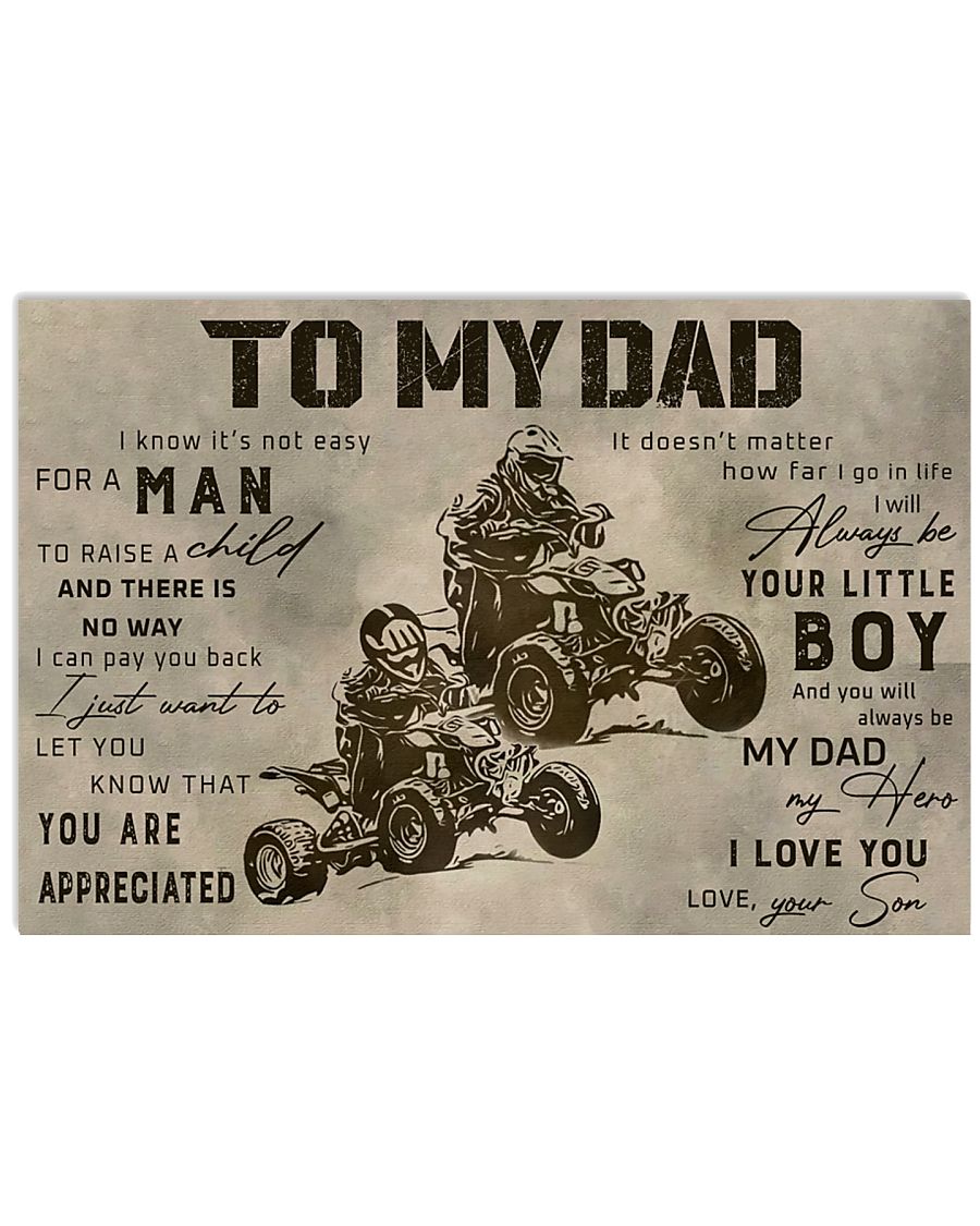 TO MY DAD - MB312 36x24 Poster