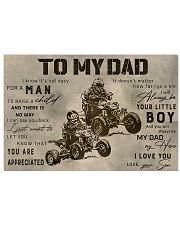TO MY DAD - MB312 36x24 Poster front