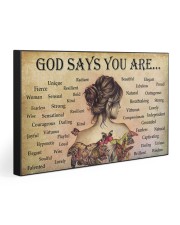 GOD SAYS YOU ARE 30x20 Gallery Wrapped Canvas Prints front