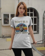DON'T BE A SALTY HEIFER Classic T-Shirt apparel-classic-tshirt-lifestyle-19