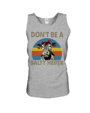 DON'T BE A SALTY HEIFER Unisex Tank tile