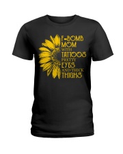 F-BOMB MOM Ladies T-Shirt tile