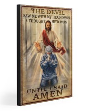 UNTIL I SAID AMEN 20x30 Gallery Wrapped Canvas Prints front