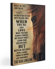 THE RIDE GOES ON 20x30 Gallery Wrapped Canvas Prints front