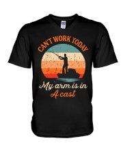 MY ARM IS IN A CAST - MB243 V-Neck T-Shirt thumbnail