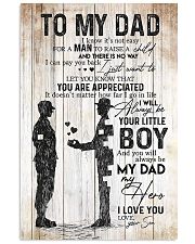 TO MY DAD - MILITARY Vertical Poster tile