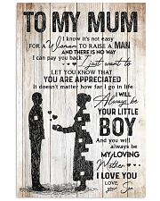 TO MY MUM 24x36 Poster front