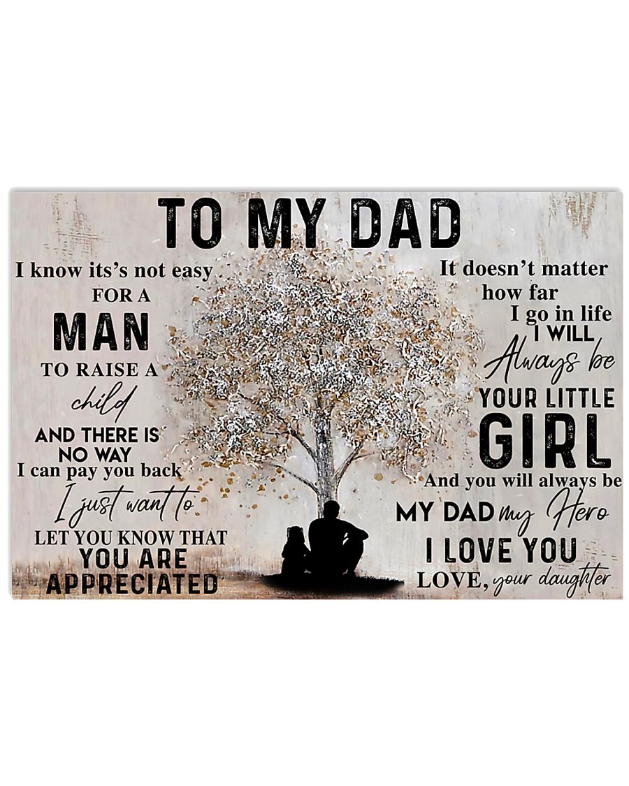 TO MY DAD - MB169 24x16 Poster