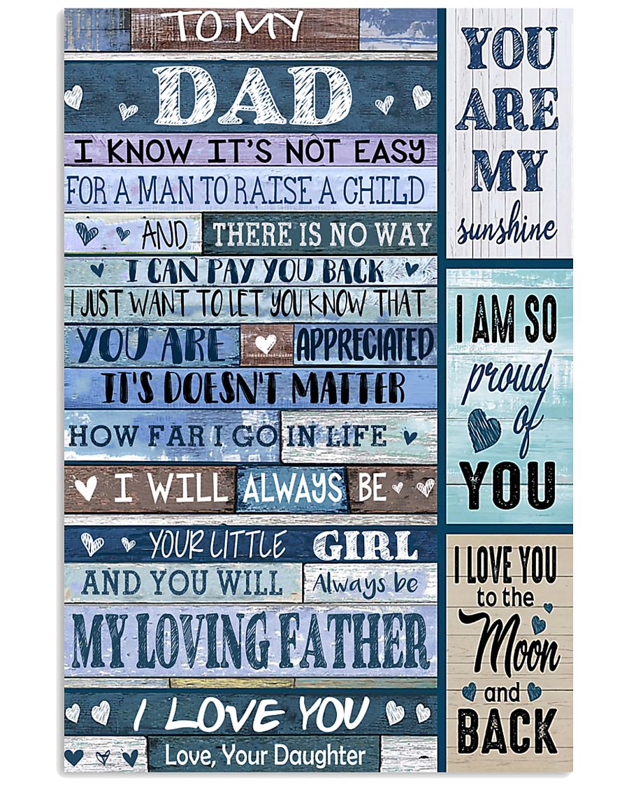 TO MY DAD - 178 11x17 Poster