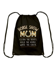 HORSE SHOW MOM Drawstring Bag tile