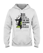 REMIND THEM WHO THEY'RE DEALING WITH Hooded Sweatshirt thumbnail