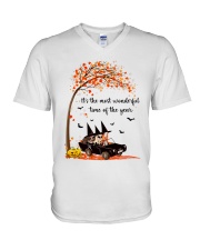 THE MOST WONDERFUL TIME OF THE YEAR V-Neck T-Shirt thumbnail