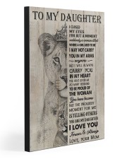 TO MY DAUGHTER 20x30 Gallery Wrapped Canvas Prints front