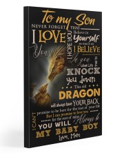 TO MY SON 20x30 Gallery Wrapped Canvas Prints front