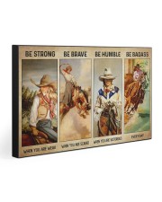 BE BADASS EVERYDAY 30x20 Gallery Wrapped Canvas Prints front