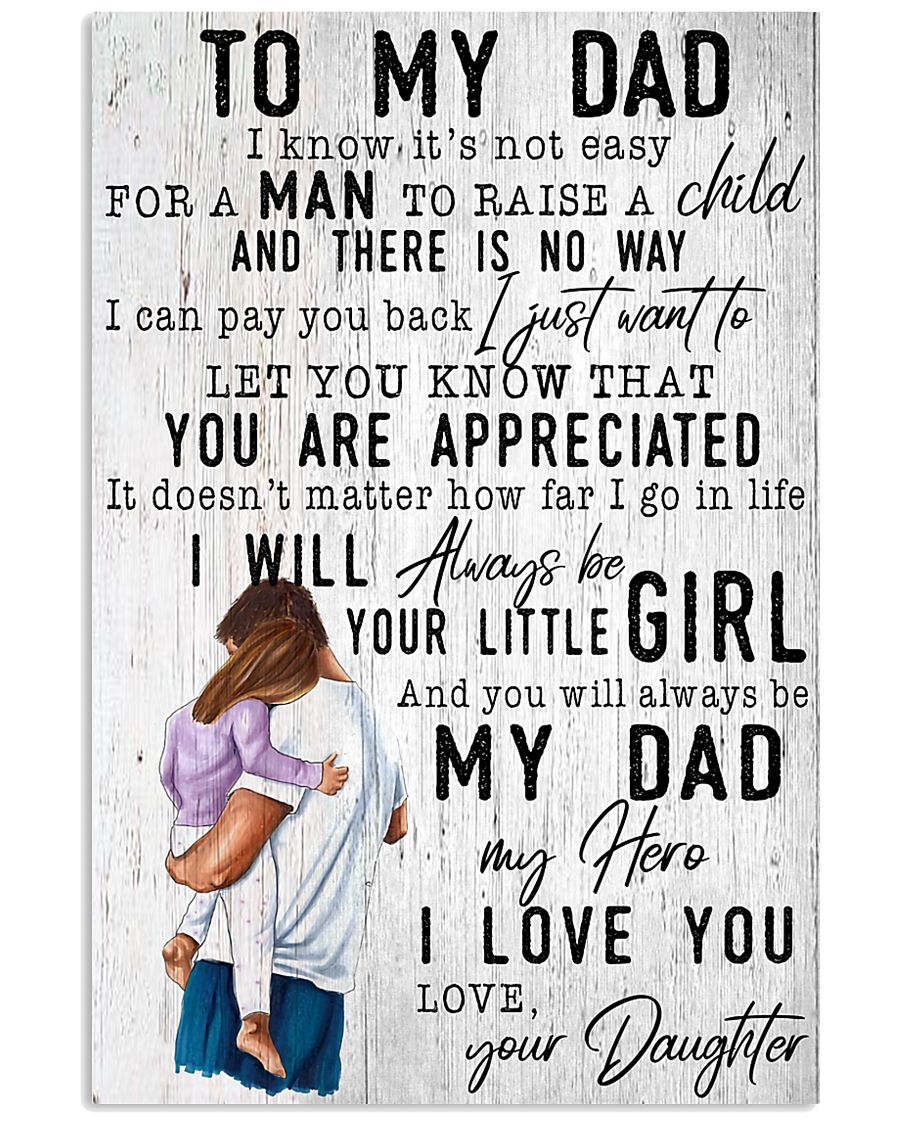 TO MY DAD - MB153 11x17 Poster