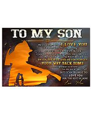 TO MY SON 17x11 Poster thumbnail