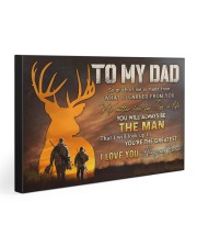 TO MY DAD 30x20 Gallery Wrapped Canvas Prints front