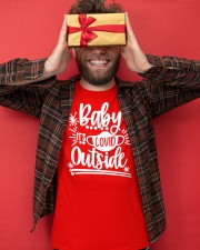 BABY IT'S COVID OUTSIDE Classic T-Shirt apparel-classic-tshirt-lifestyle-front-80