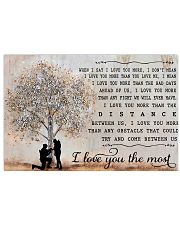 I LOVE YOU THE MOST 17x11 Poster thumbnail
