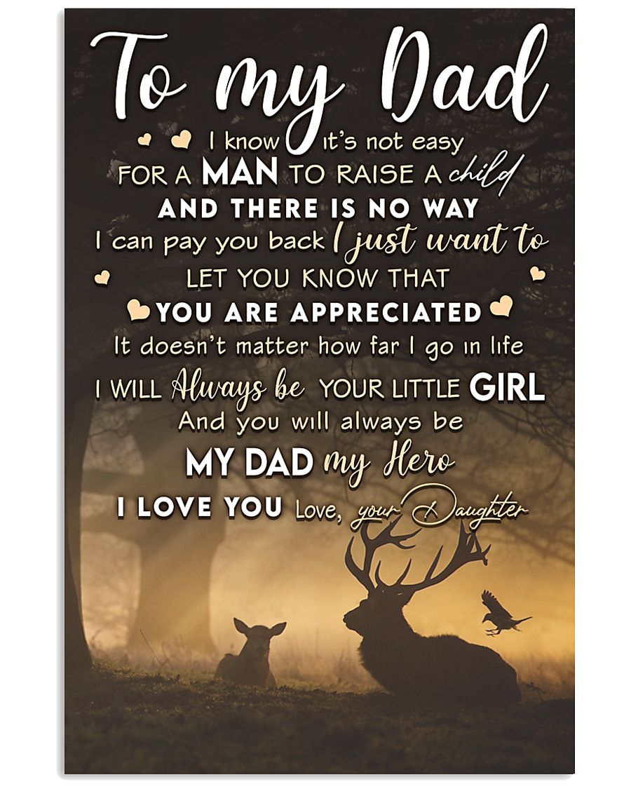TO MY DAD - MB276 11x17 Poster