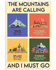 THE MOUNTAINS ARE CALLING AND I MUST GO Vertical Poster tile