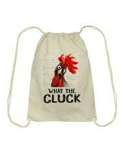 WHAT THE CLUCK Drawstring Bag tile