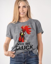 WHAT THE CLUCK Classic T-Shirt apparel-classic-tshirt-lifestyle-front-100