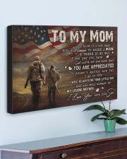TO MY MOM - HUNTING 30x20 Gallery Wrapped Canvas Prints aos-canvas-pgw-30x20-lifestyle-front-01